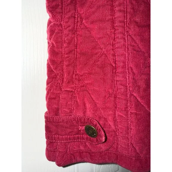 Eddie Bauer Pink Corduroy Lightweight Jacket Size Small - Picture 15 of 16